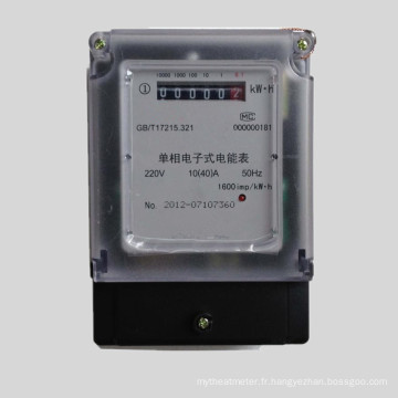 Moniteur monophasé / LCD / LED Electronic Energy Meter